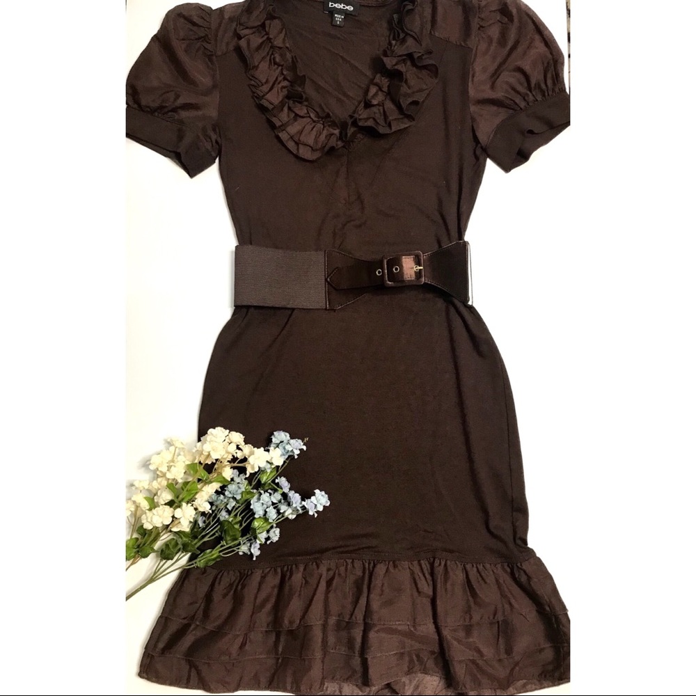 Bebe belted mini dress - Picture 1 of 3